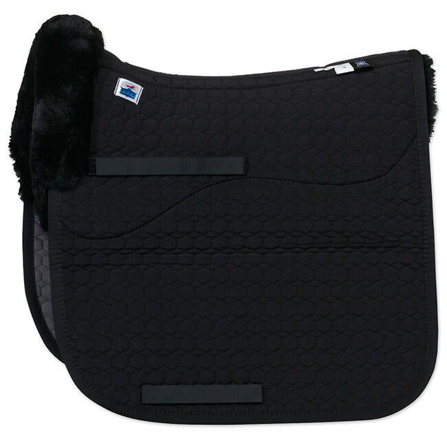 E. A. Mattes Dressage Correction Square Pad with Sheepskin Panels image number null