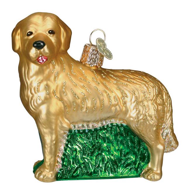 Old World Christmas Golden Retriever Ornament image number null