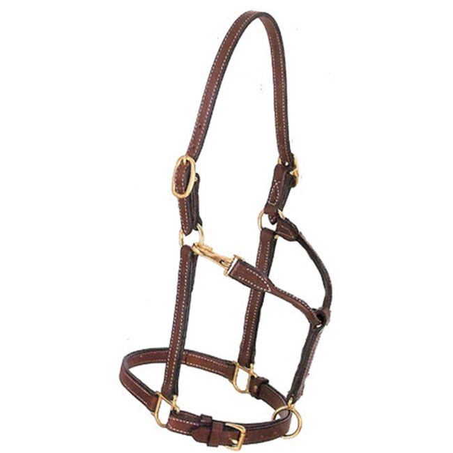 Weaver Double Buckle Leather Halter image number null