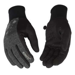 Kinco Women's Outdoor Winter Gloves - Black/Gray