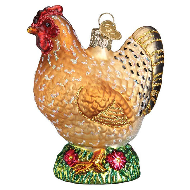 Old World Spring Chicken Ornament  image number null