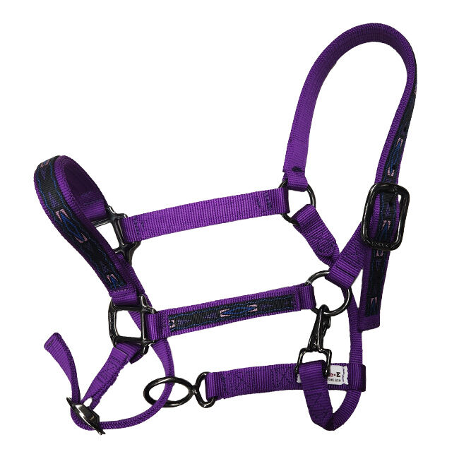 Triple E Premium Nylon Adjustable Halter with Overlay The Cheshire Horse