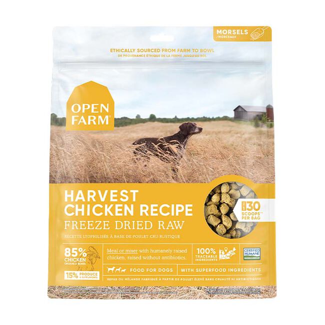 Open Farm Freeze Dried Raw Dog Food - Harvest Chicken image number null