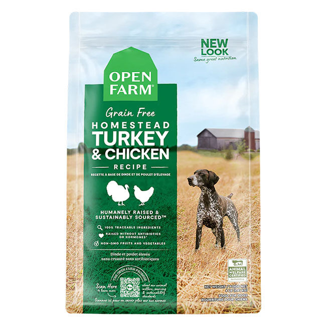 Open Farm Homestead Turkey & Chicken Recipe Dry Dog Food image number null
