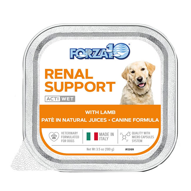 Forza10 Nutraceutic Actiwet Dog Food - Renal Support Diet - Lamb Recipe - 3.5 oz image number null