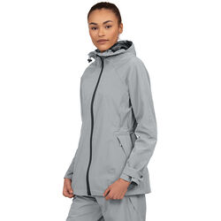 Chestnut Bay Women's Waterproof Rainy Day Jacket - Steel Gray