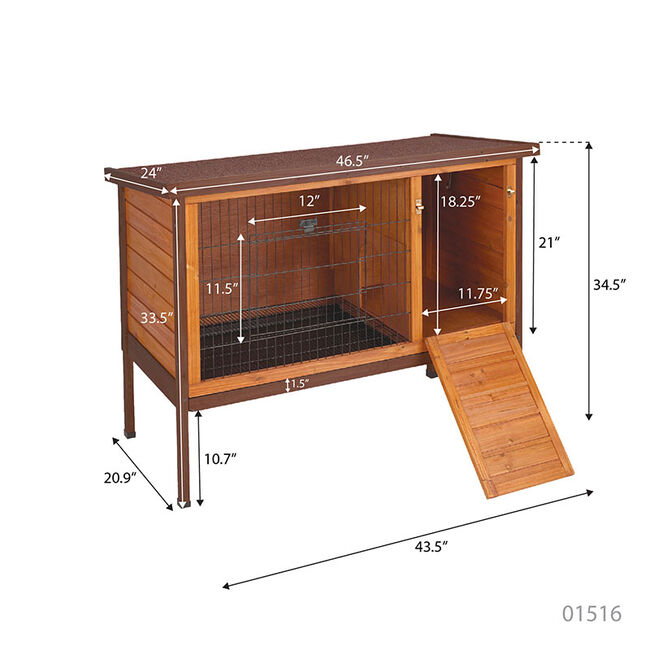 Ware Pet Products Premium+ Rabbit Hutch - Large image number null