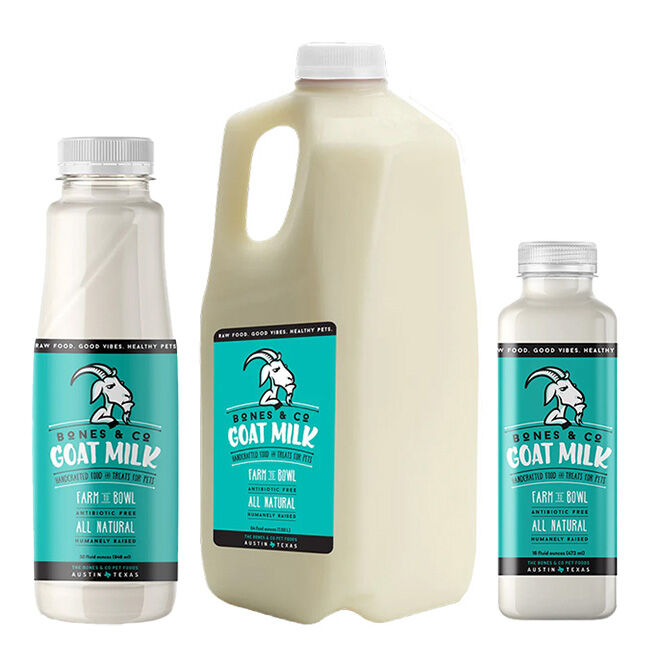 Bones Co. Frozen Raw Goat Milk for Dogs The Cheshire Horse