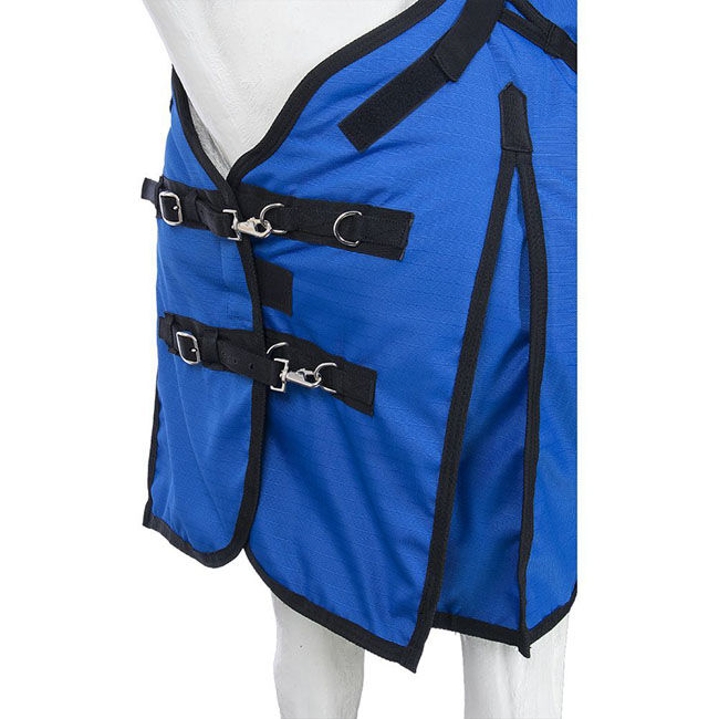 Tough1 1200D Turnout Blanket with Belly Wrap & Snuggit - Royal Blue image number null