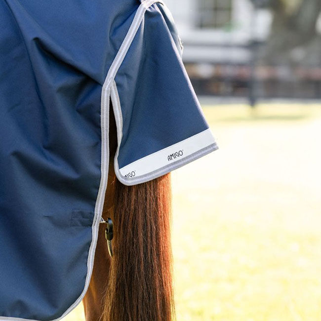 Horseware Amigo 1200D Turnout (0g) - Navy/Titanium Grey/Silver image number null