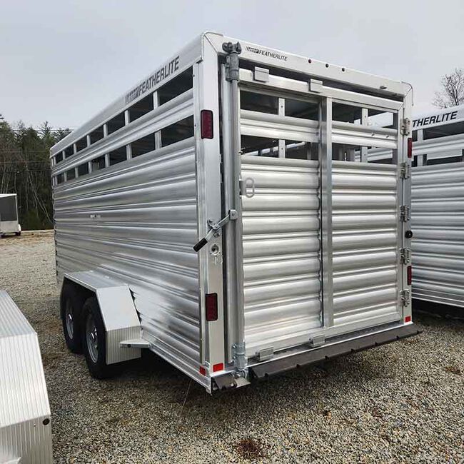 Featherlite 2023 Model 8107 16' Bumper Pull Livestock Trailer The