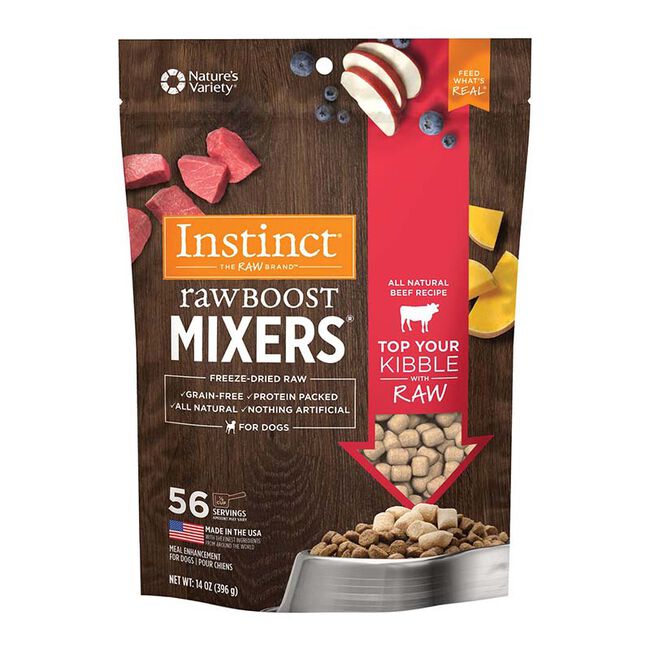 Instinct Raw Boost Mixers for Dogs - Beef Recipe image number null