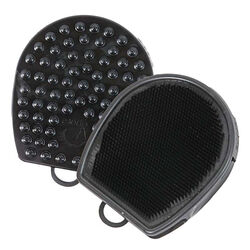 Epona Gummy Mitt Groomer - Black