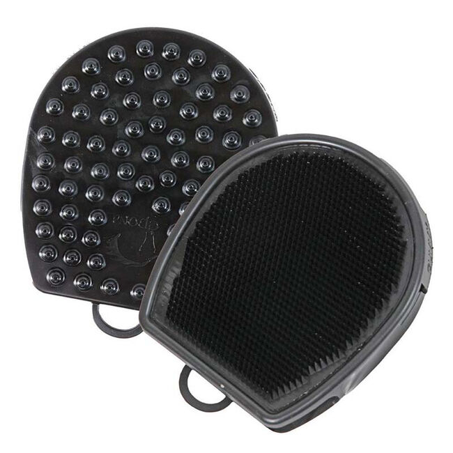 Epona Gummy Mitt Groomer - Black image number null