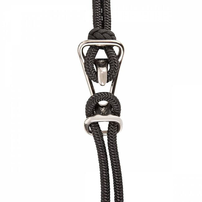 Classic Equine Adjustable Rope Halter & Leadrope image number null
