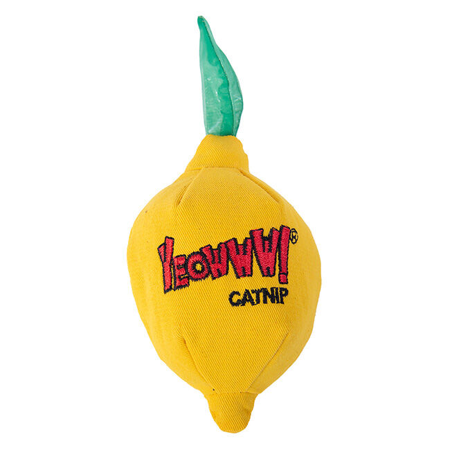 Yeowww! Catnip Lemon Cat Toy image number null