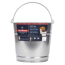 Behrens Galvanized Utility Pail - 12-Quart Capacity