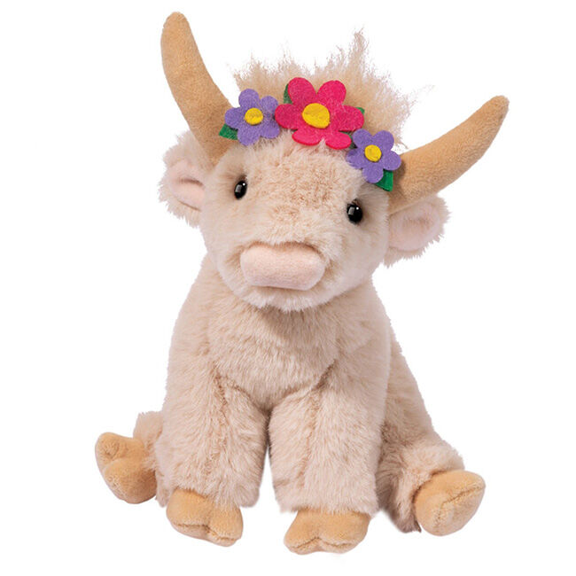 Douglas Laddie the Highland Cow with Flower Crown image number null