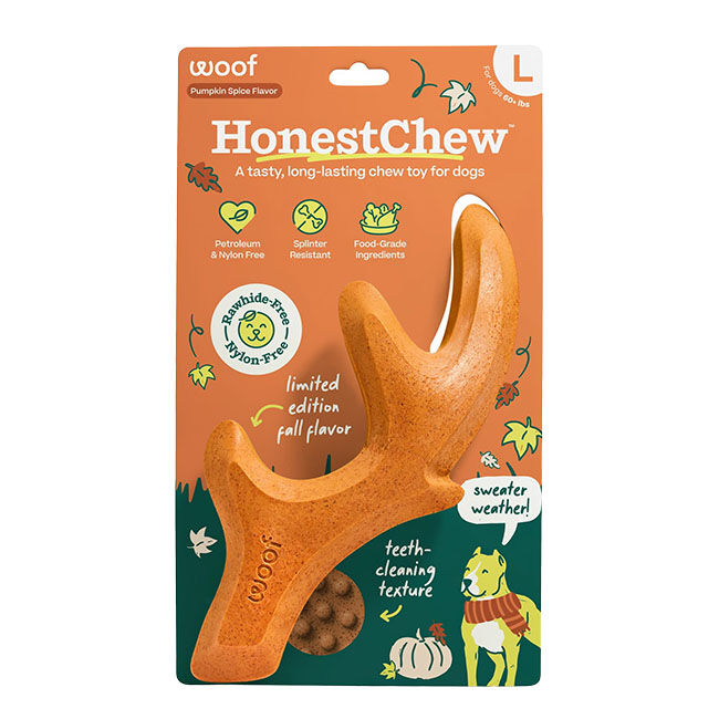 Woof HonestChew - Antler - Pumpkin Spice Flavor image number null