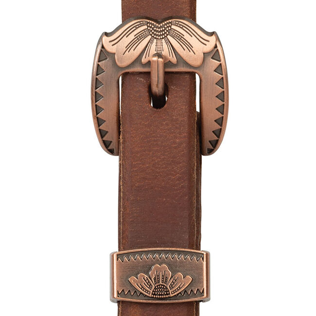 Weaver Equine ProTack Browband Headstall with Designer Hardware image number null