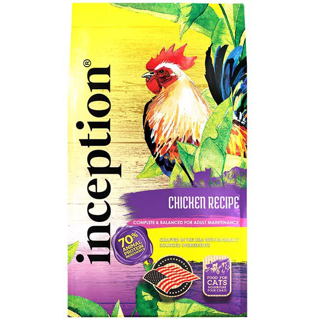 Inception Chicken Recipe Dry Cat Food image number null