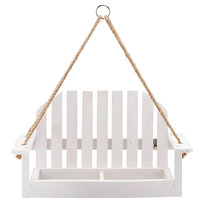 Rustic Farmhouse White Swing Feeder 1 lb  image number null