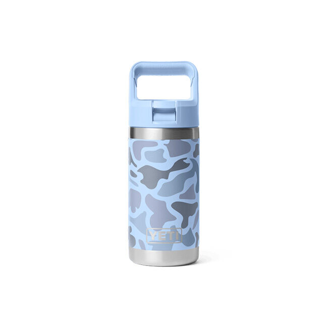 YETI Rambler Jr. 12 oz Bottle with Straw Cap - Blue Camo image number null