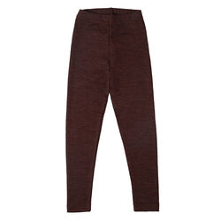 Engel Kids' 100% Wool Leggings - Cinnamon Melange
