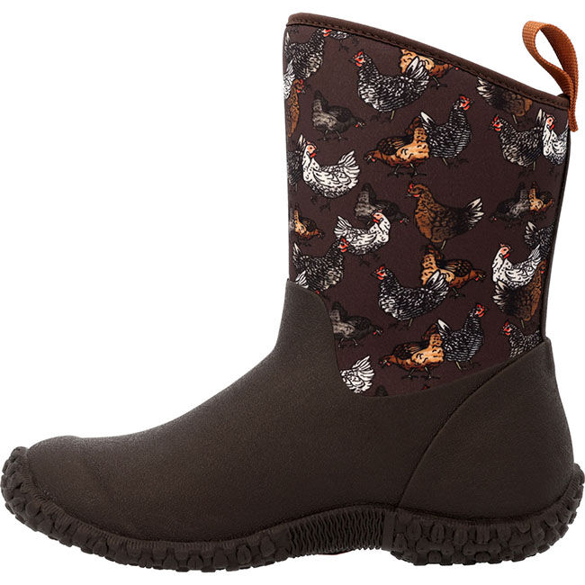Muck Boot Company Women's Muckster II Mid Boot - Brown/Chickens image number null