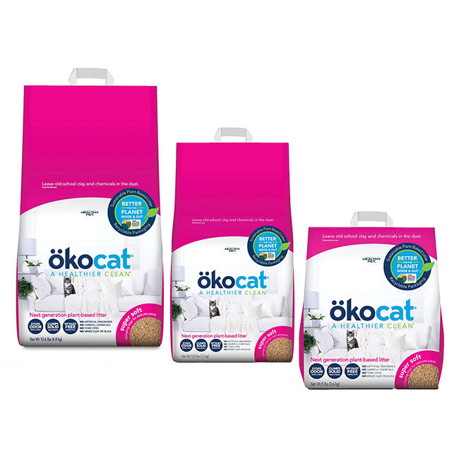 Okocat Super Soft Clumping Wood Cat Litter image number null