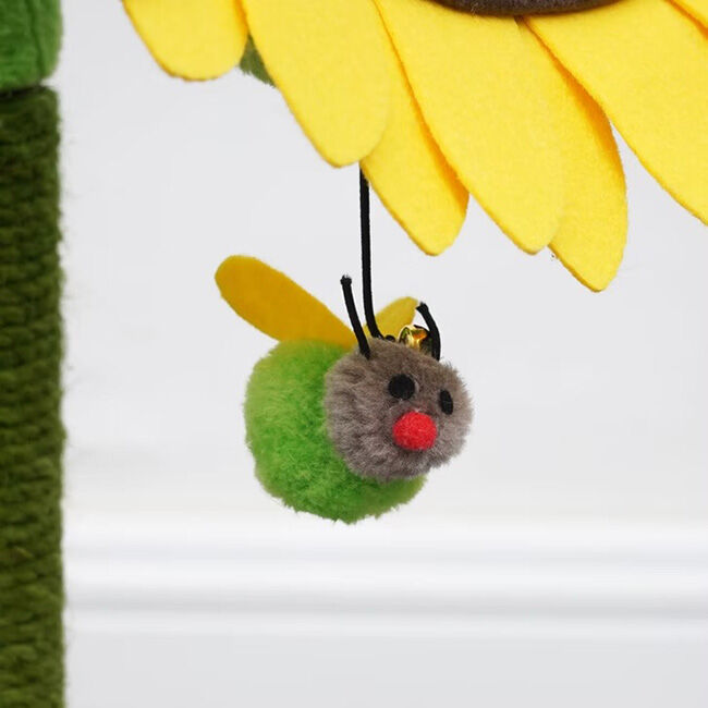 PetPals Double Bloom Sunflower Cat Scratcher image number null
