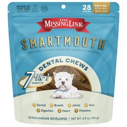 The Missing Link Smartmouth Dental Chews for X-Small & Small Dogs