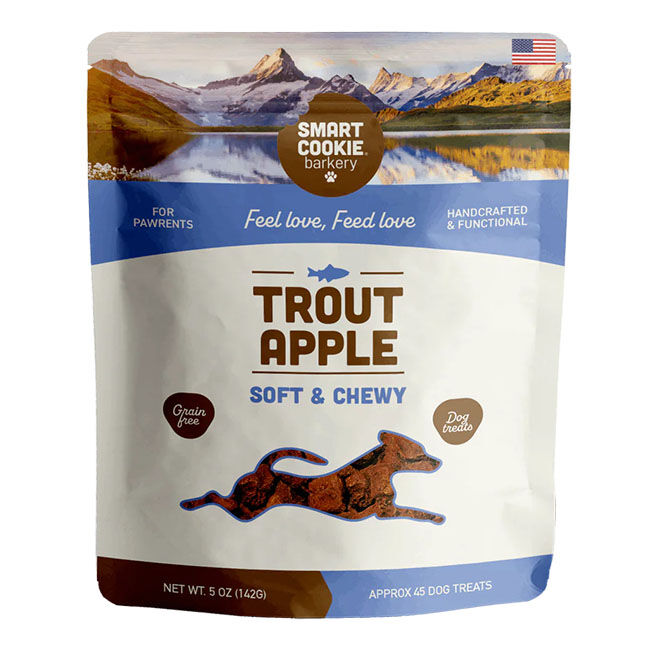 Smart Cookie Bakery Soft & Chewy Dog Treats - Trout & Apple - 5 oz image number null