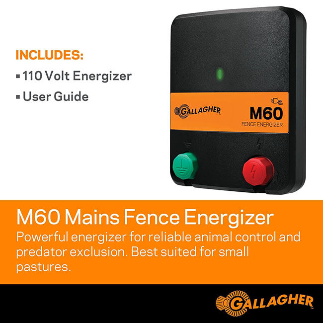 Gallagher M60 Fence Energizer image number null