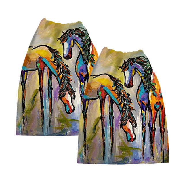 Art of Riding Stirrup Covers - Friends in Color image number null