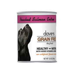 Dave's Grain-Free Poached Salmon Canned Dog Food - 13 oz