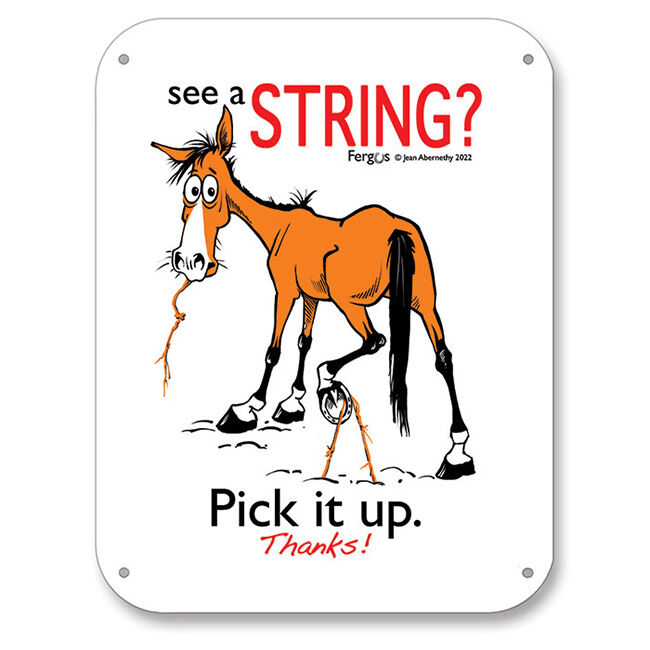 Kelley and Company Fergus Barn Sign - "Pick Up Strings" image number null