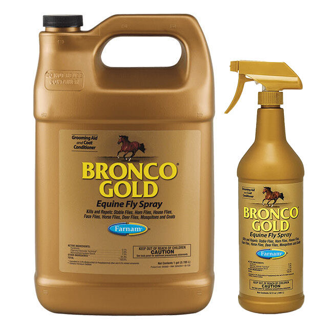 Farnam Bronco Gold Equine Fly Spray - All-in-One Fly Spray & Coat Conditioner image number null