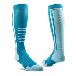 Ariat AriatTEK Slimline Performance Socks - Mosaic Blue/Gulf Stream