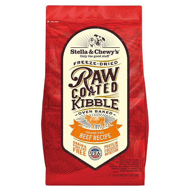 Stella & Chewy's Raw Coated Kibble - Grass-Fed Beef Recipe image number null
