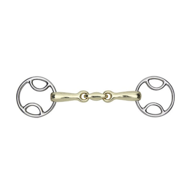 Shires Bevel Bit with Brass Alloy Lozenge Mouth image number null