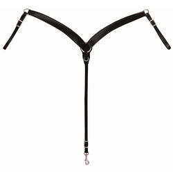 Weaver Equine Leather Contoured Ring-in-Center Breast Collar