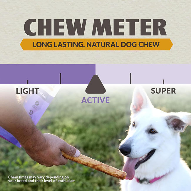 Wild Eats Collagen Chews for Dogs - Rawhide Alternative - Collagen & Duck Rolls image number null