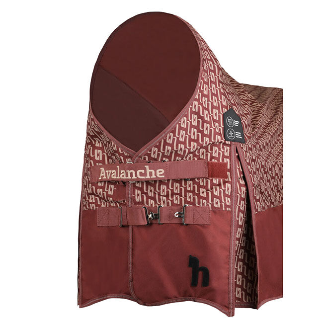 Horze Avalanche Turnout Rug with High Neck (0g) - Smoked Paprika image number null