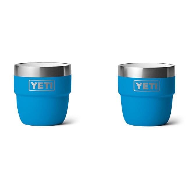 YETI Rambler 4 oz Stackable Cups - 2-Pack - Big Wave Blue image number null
