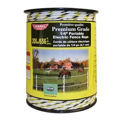 Baygard 1/4" x 656' Premium Electric Fence Rope