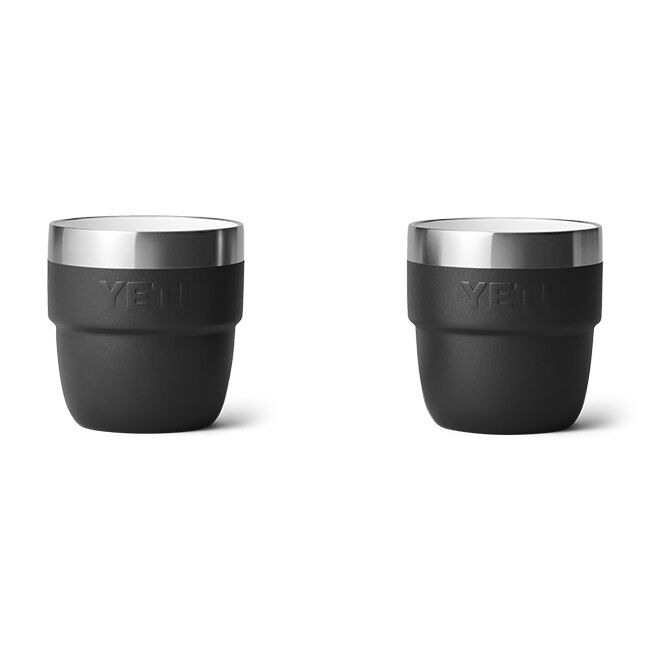 YETI Rambler 4 oz Stackable Cups - 2-Pack - Black image number null