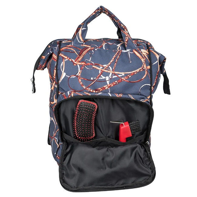 AWST International Backpack and Laptop Case - Snaffle Bit Bridles - Navy image number null