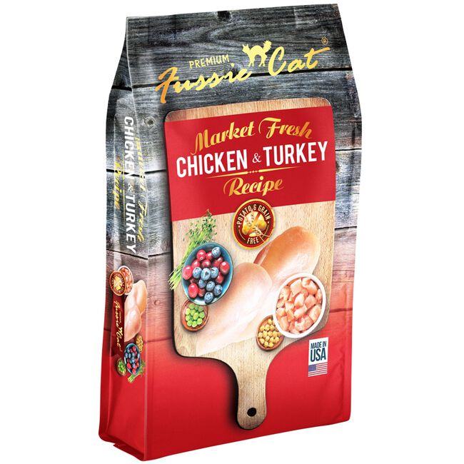 Fussie Cat Market Fresh Dry Cat Food - Chicken & Turkey image number null