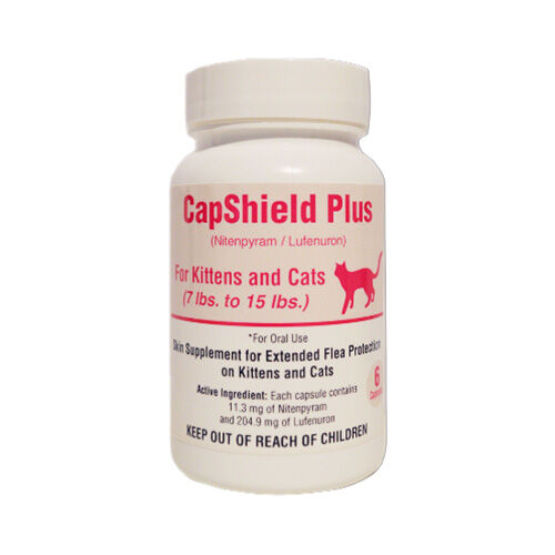 CapShield Plus Flea Protection Tablets for Cats 6 Tablets The